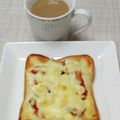ほか弁ママ's cooksnap of when they made 絶品！簡単こくうまキムチーズトースト♪.