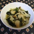 龍青空ママ's cooksnap of when they made プチッと鍋で♪きのことお麩のスープ.