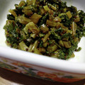ごりら亭's cooksnap of when they made カルシウムたっぷり☆大根の葉のエゴマ炒め.