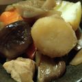 ☆keikon☆'s cooksnap of when they made 鶏肉じゃがいも人参ごぼう椎茸のうま煮.