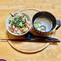 komutatata's cooksnap of when they made 明太子と鮭フレの混ぜご飯.