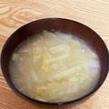 そらXAL3TM☆'s cooksnap of when they made 1手間で♫白菜のお味噌汁に格段のコク！！.