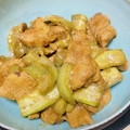 J_son's cooksnap of when they made 動画レシピ鶏むね肉なすのマヨウスター炒め.