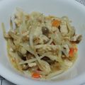 レオミウ's cooksnap of when they made 鶏ミンチともやしで味噌炒め.