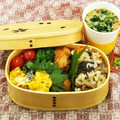 蕎麦の華's cooksnap of when they made 鮭ときのこの炊き込みご飯.