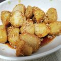 れいちょんぐ's cooksnap of when they made 農家レシピ☆里芋の甘辛唐揚げ.