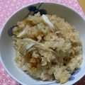 ピンクのたまご's cooksnap of when they made まいたけとツナの炊き込みご飯.