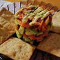 kazunaring's cooksnap of when they made スモークサーモンとアボカドのタルタル.