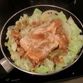 White_Bear's cooksnap of when they made 秋の北海道の味！鮭のちゃんちゃん焼き.