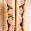 なーなちゃん's cooksnap of when they made ネギ入り★ウインナートーストサンド.