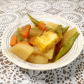 あきつま（杏花☆）'s cooksnap of when they made 厚揚げと大根のまろやかカレー煮♪.