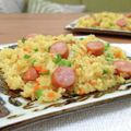Yukiまむ's cooksnap of when they made 子供に人気！カレーチャーハン.