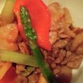 ☆hozumi☆'s cooksnap of when they made 彩り野菜で❤豚こまのオイスター炒め.