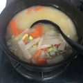 クックZAIQVL☆'s cooksnap of when they made 大根＆挽き肉のみそ汁.