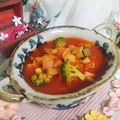 虹色♪︎ちゅーりっぷ's cooksnap of when they made 野菜の旨みたっぷり♡ミネストローネ.