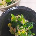 アイスティ's cooksnap of when they made 小松菜とコーンのツナマヨサラダ.