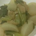 あゆたっくん's cooksnap of when they made 大根とチンゲン菜の煮付け.