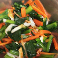 クックW1REZT☆'s cooksnap of when they made 簡単！ちくわとほうれん草のナムル.