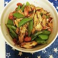 TAM☆CUBE's cooksnap of when they made まいたけとスナップえんどうのジェノベーゼ.