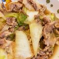 菜鳳子's cooksnap of when they made 豚こま白菜☆大根おろし煮☆.