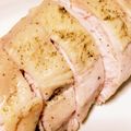 ふわりんぽよりん♪'s cooksnap of when they made 炊飯器で簡単！しっとり柔らかい鶏ハム.