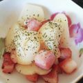kashikon's cooksnap of when they made 厚切り#ベーコン#ジャガイモのバター炒め.