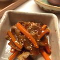 まじゅじゅ's cooksnap of when they made さつまいもと豚肉の甘辛コチュジャン炒め♡.