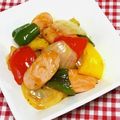 tokotann's cooksnap of when they made ピリ辛～魚肉ソーセージのケチャップ炒め～.