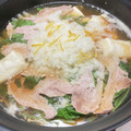 クックM6DK2O☆'s cooksnap of when they made もち豚とほうれん草の雪見鍋★焼き餅添え.
