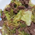 ナーちゃん's cooksnap of when they made 簡単！牛キャベツのコチュジャン炒め.