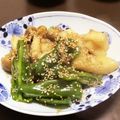 居酒屋まるみ's cooksnap of when they made 簡単♡焼き長いもとエリンギのじゃこ和え♡.