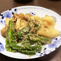 居酒屋まるみ's cooksnap of when they made 簡単♡焼き長いもとエリンギのじゃこ和え♡.