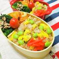 U☆kaoru's cooksnap of when they made 簡単！鮭ほぐしと枝豆のチャーハン.