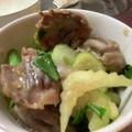 のえもゆ's cooksnap of when they made 砂肝とセロリのガーリックオイル炒め.