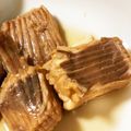 riboribo's cooksnap of when they made コラーゲン摂取♪かすべ・エイ白だし煮つけ.