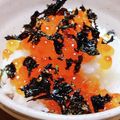 ﾋﾟﾛﾐ♡'s cooksnap of when they made イクラ丼☆〜手作りのイクラの醤油漬けで.