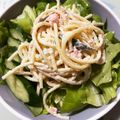 。かのこ。's cooksnap of when they made ☆鮭フレークとキャベツのスパサラ☆.