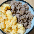 usa♡'s cooksnap of when they made 豚そぼろとふんわり卵の3色丼.