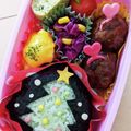 jnhyhori03's cooksnap of when they made クリスマスツリー♡簡単お弁当♡キャラ弁♡.