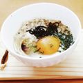 urara☆☆'s cooksnap of when they made 健康朝食に:TKO(卵かけオートミール).