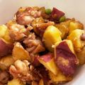 クック1P3ZDN☆'s cooksnap of when they made サツマイモと鶏もも肉の甘辛炒め.
