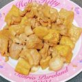 宮田亮介＠りょうちん's cooksnap of when they made 食材２つで主役♪鶏肉と厚揚の甘酢照り焼き.