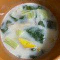 大阪のちゃーちゃん's cooksnap of when they made 貧血対策♡小松菜としめじの豆乳スープ.