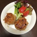 シャーリーもふもふ's cooksnap of when they made 照り焼き・鶏つくねハンバーグ.