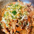 JJnomom's cooksnap of when they made スタミナ満点居酒屋風甘辛ホルモン焼き.
