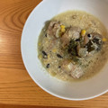 masa0508's cooksnap of when they made 簡単！美味しい！舞茸と椎茸の豆乳スープ.