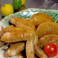 よしよしのキッチン☆'s cooksnap of when they made ☺簡単和食♪手羽先としみしみ大根の煮物☺.