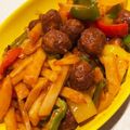 びーばー母ちゃん's cooksnap of when they made 簡単時短♪市販の肉団子で甘酢炒め.