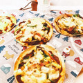 タシー's cooksnap of when they made ♪餃子の皮が余ったら･･･ひとくちピザ♪.