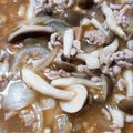あー汰む's cooksnap of when they made 簡単ウマウマ♪ひき肉とキノコのあんかけ丼.